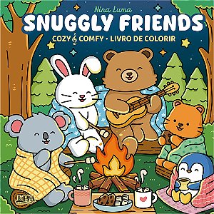 Livro Snuggly Friends: Cozy & Comfy - Livro De Colorir