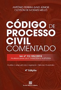 Livro Código De Processo Civil Comentado - 04Ed/24