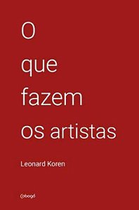 Livro O que fazem os artistas