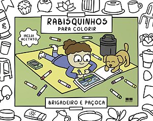 Livro Rabisquinhos para colorir: brigadeiro e paçoca