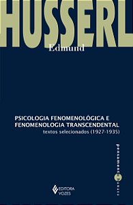 Livro Psicologia fenomenológica e fenomenologia transcend...