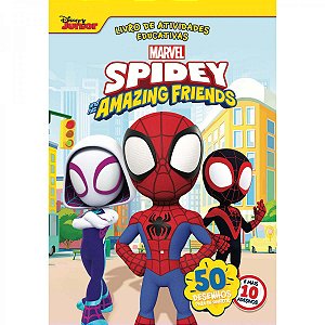 Livro 50 Páginas Educativas Marvel - Spidey
