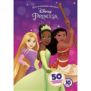 Livro 50 Páginas Educativas Disney - Princesas