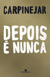 Livro Depois é nunca