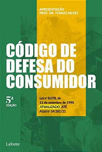 Livro Código de Defesa de Consumidor