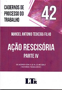 Livro Cadernos De Processo Do Trabalho Nº 42 - Ação Resci...