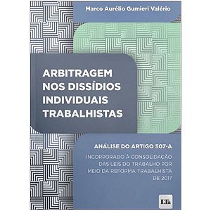 Livro Arbitragem Nos Dissídios Individuais Trabalhistas -...