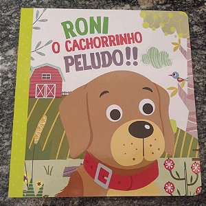 Livro Cartonado gr - roni o cachorrinho peludo!!