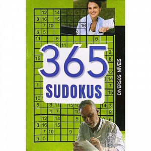 Livro 365 Sudokus - Diversos Niveis