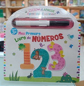 Livro Escreva e apague - meu primeiro livro de numeros