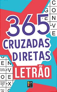 Livro 365 letrão - Cruzadas diretas azul