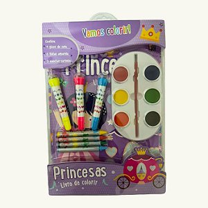 Livro Vamos Colorir! - Princesas - (Pe Da Letra)