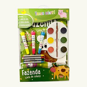 Livro Vamos Colorir! - Fazenda