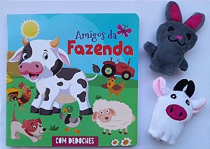 Livro Com dedoches - Amigos da fazenda