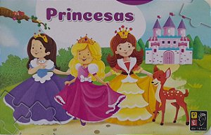 Livro Livro quebra-cabeça - Princesas