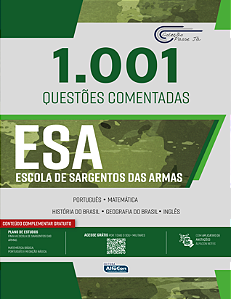 Livro ESA - 1001 questões comentadas