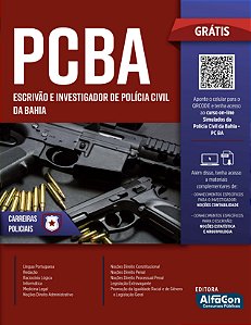 Livro PCBA - Escrivão e investigador de Polícia Civil da Bahia