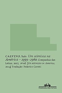 Livro Um otimista na América: 1959-1960
