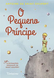 Livro O pequeno príncipe - Azul pastel