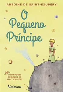 Livro O pequeno príncipe - Amarelo pastel