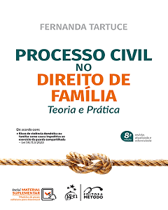 Livro Processo civil no direito de família - Teoria e prá...