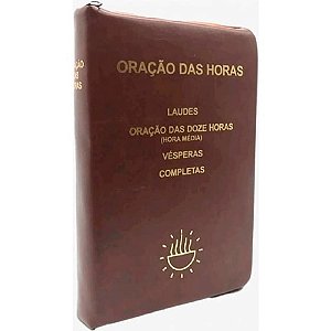 Livro Oração Das Horas - Zíper