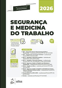 Livro Segurança e Medicina do Trabalho - 93ª Edição 2026