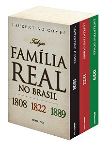 Livro Box trilogia família real no Brasil