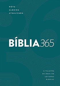 Livro Bíblia 365 Naa - Capa Verde - Nova Almeida Atualiza...