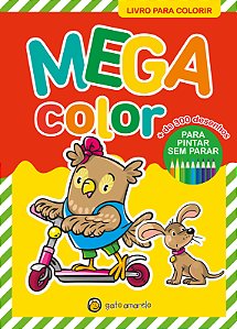 Livro Mega color 2: livro para colorir