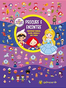 Livro Procure e encontre: Chapeuzinho vermelho, Aladim, C...