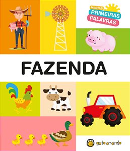 Livro Minhas primeiras palavras - fazenda