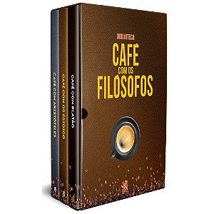 Livro Biblioteca Café com os Filósofos - Box com 3 Livros