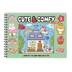 Livro Cute & Comfy Super Extra Edição 03 - Livro de Color...