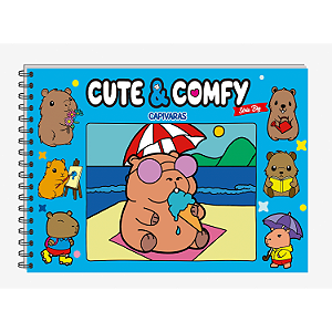 Livro Cute & Comfy Série Big - Capivaras