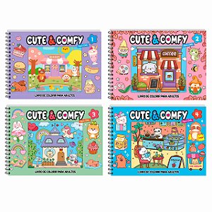Livro Combo Cute & Comfy Super Extra Completo - Kit Com 4 Livro...