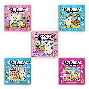Livro Combo Cute & Comfy - Capivaras And Friends - Edição 01 - ...