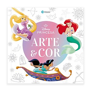 Livro Arte E Cor - Princesas
