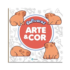 Livro Arte E Cor - Capivaras