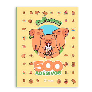 Livro 500 Adesivos Capivaras