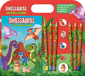 Livro Arte de colorir - Dinossauros