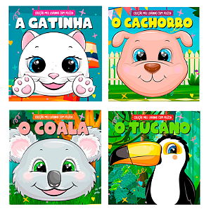 Livro Coleção Meu Livrinho com Pelúcia - Kit com 4 Livrin...