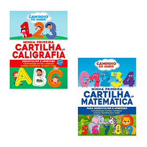 Livro Coleção caminhos do saber - Kit com 2 cartilhas