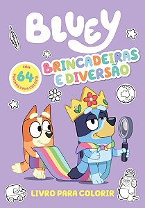 Livro Bluey - Livro para Colorir - Brincadeiras e Diversã...