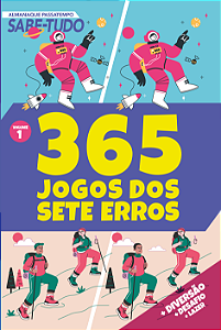 Livro Almanaque Passatempos Sabe-Tudo 365 - Jogos dos 7 E...