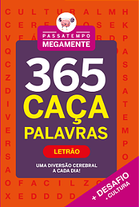 Livro Passatempo Megamente 365 Caça-Palavras - Letrão