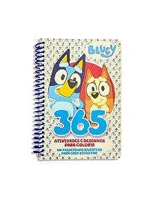 Livro Bluey - 365 Atividades e Desenhos para Colorir