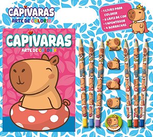 Livro Capivaras Arte de Colorir