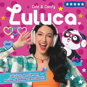 Livro Luluca cute & comfy - livro de colorir para crianças