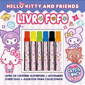 Livro Hello Kitty and Friends - Cute & Comfy Kids - Livro Fofo